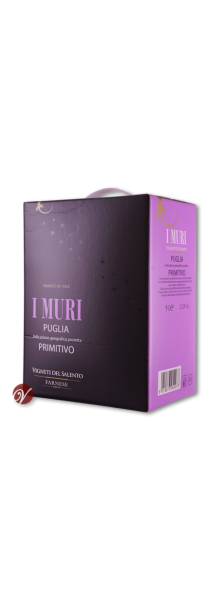 BIB Primitivo Puglia I Muri IGP 5 Liter V.Salento